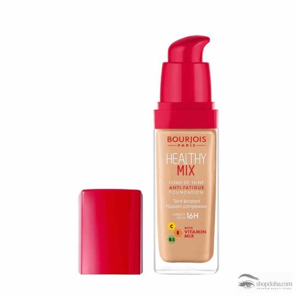 Bourjois Healthy Mix Anti-Fatigue Foundation. 56 Light Tan, 30 ml - 1.0 fl oz